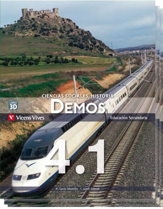 Nuevo Demos 4º ESO Libro 1 2 3 y Separata Aragón