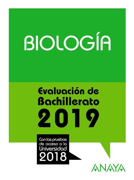 Biología: Evaluacion De Bachillerato 2019