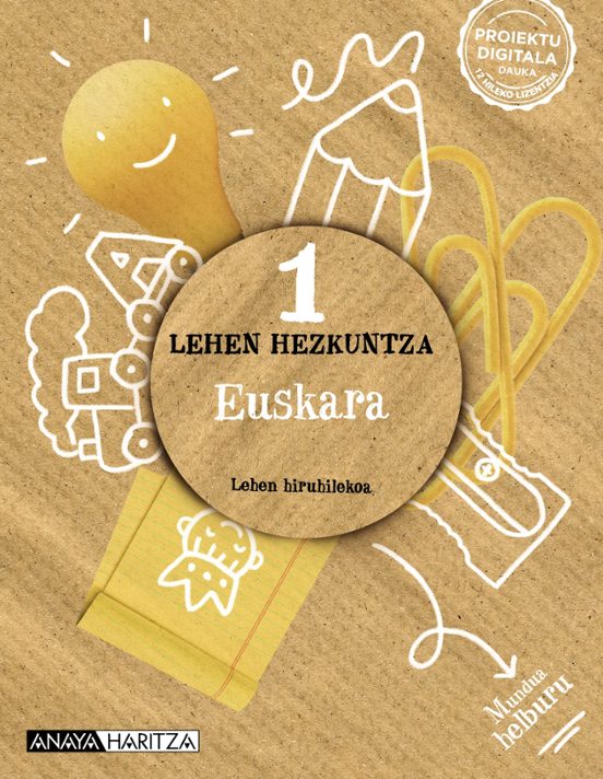 Euskara 1º Educacion Primaria Mundua Helburu