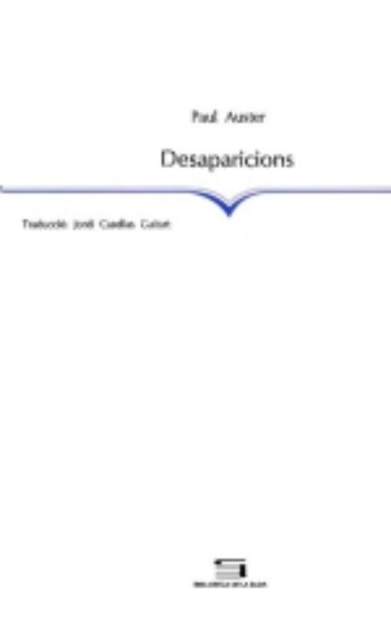 Desaparicions