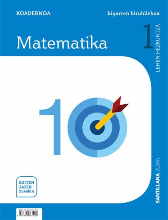 Koadernoa Matematika 2 1ºlh Egiten Jakin Zurekin Euskadi 2019