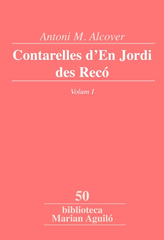 Contarelles Den Jordi Des Reco Volum 1