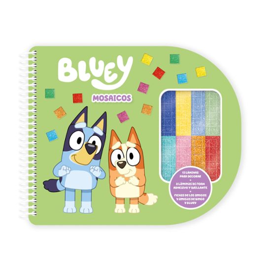 Bluey Mosaicos. Libreta Espiral