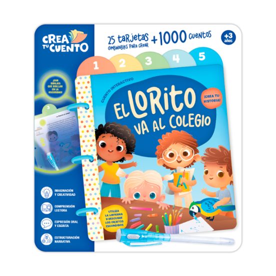 Crea tu cuento - El lorito va al colegio