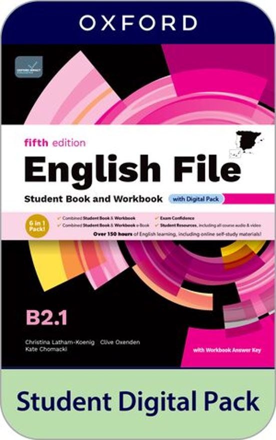 English File 5th Edition B2.1. Student's Book and Workbook and digital with Key Pack
