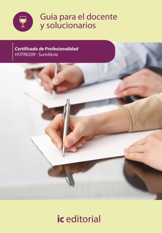 Hotr0209 Sumillería. Guía Para El Docente Y Solucionario S