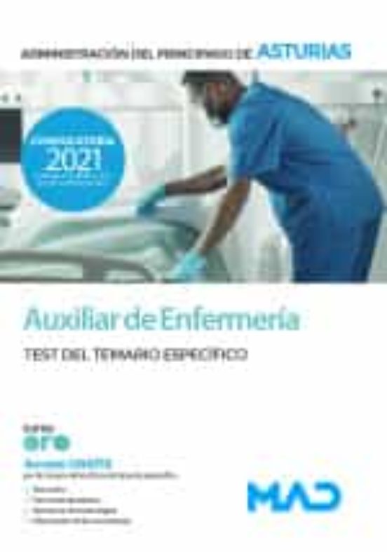 Auxiliar De Enfermería De La Administración Del Principado De Asturias. Test Parte Específico