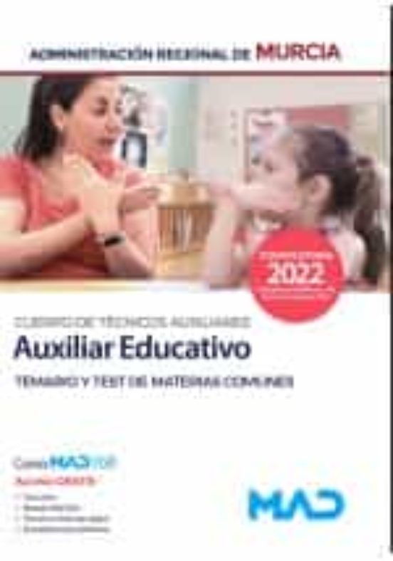 Cuerpo De Tecnicos Auxiliares Opcion Auxiliar Educativo De La Administ