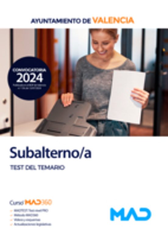 Subalterno/a. Test Del Temario