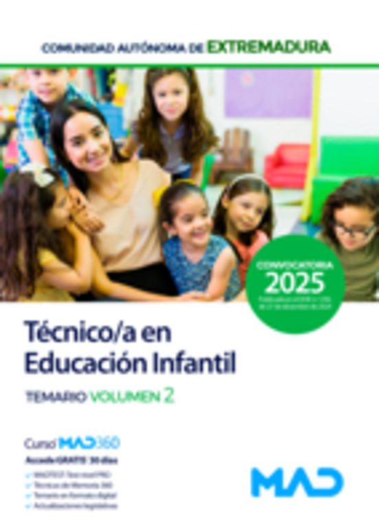 Temario Vol. Ii Técnico/a En Educación Infantil