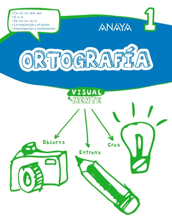Ortografía 1º Educacion Primaria Castellano Mec Ed 2017
