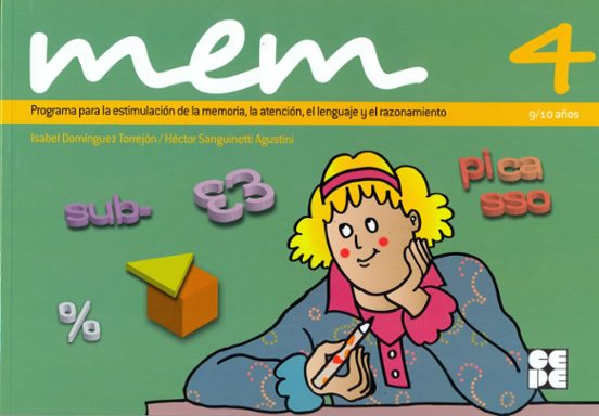 Mem Nº 4 Programa Para La Estimulacion De La Memoria La Atencion El L