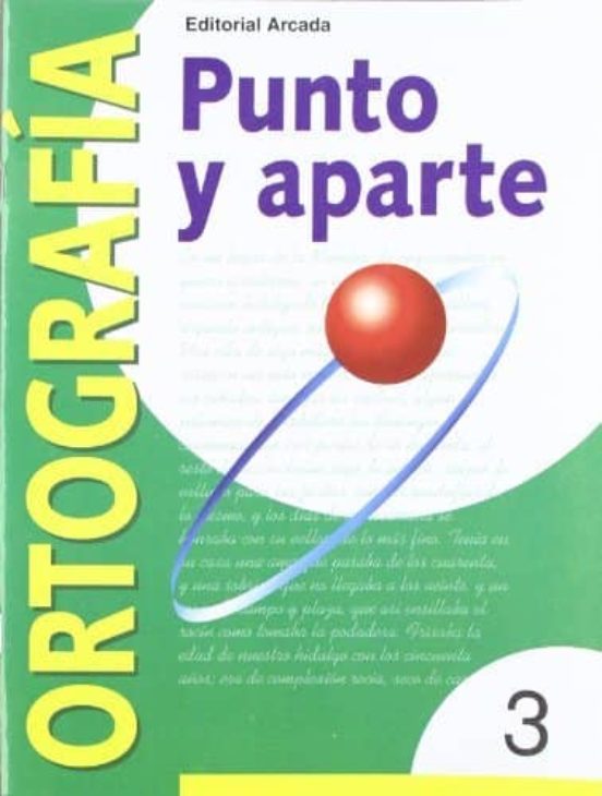 Nº 3 Serie Amarilla Punto Y Aparte Ortografia 1º - 2º Educacion Primar