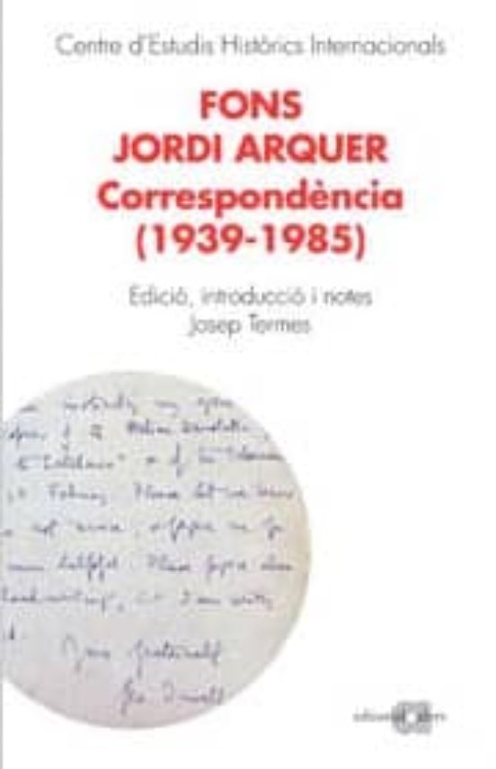 Fons Jordi Arquer: Correspondencia