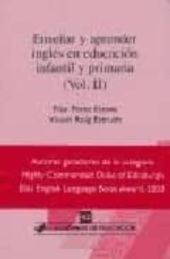 Enseñar y Aprender Ingles en Educacion Infantil y Primaria