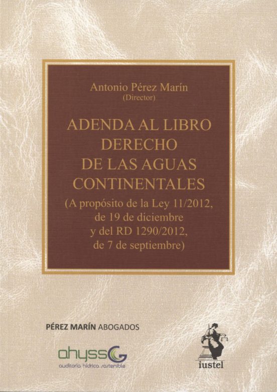 Addenda Al Libro Derecho De Las Aguas Continentales