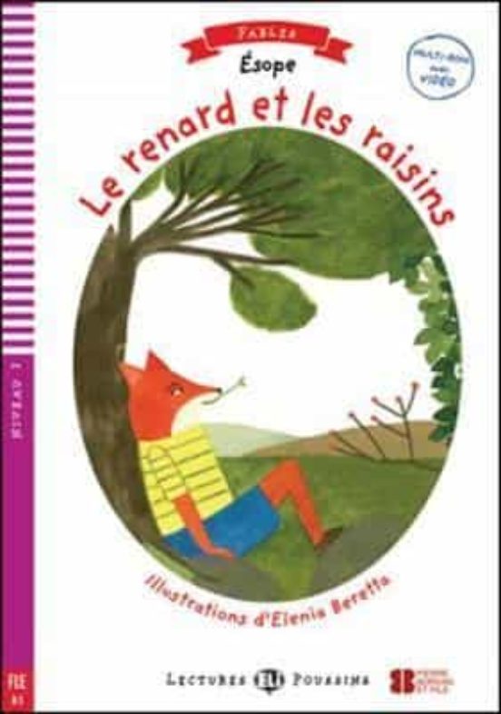 Le Renard Et Le Raisin + Cdrom Lectures Eli Poussin Fables - Niveau 2