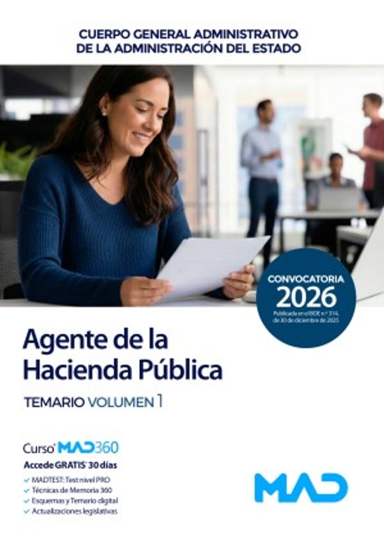 Agente de la Hacienda Pública . Temario volumen 1