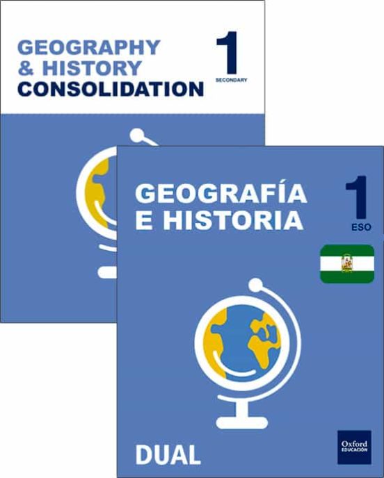 Inicia Dual Geografía e Historia 1.º ESO Programa Bilingüe Andalucía