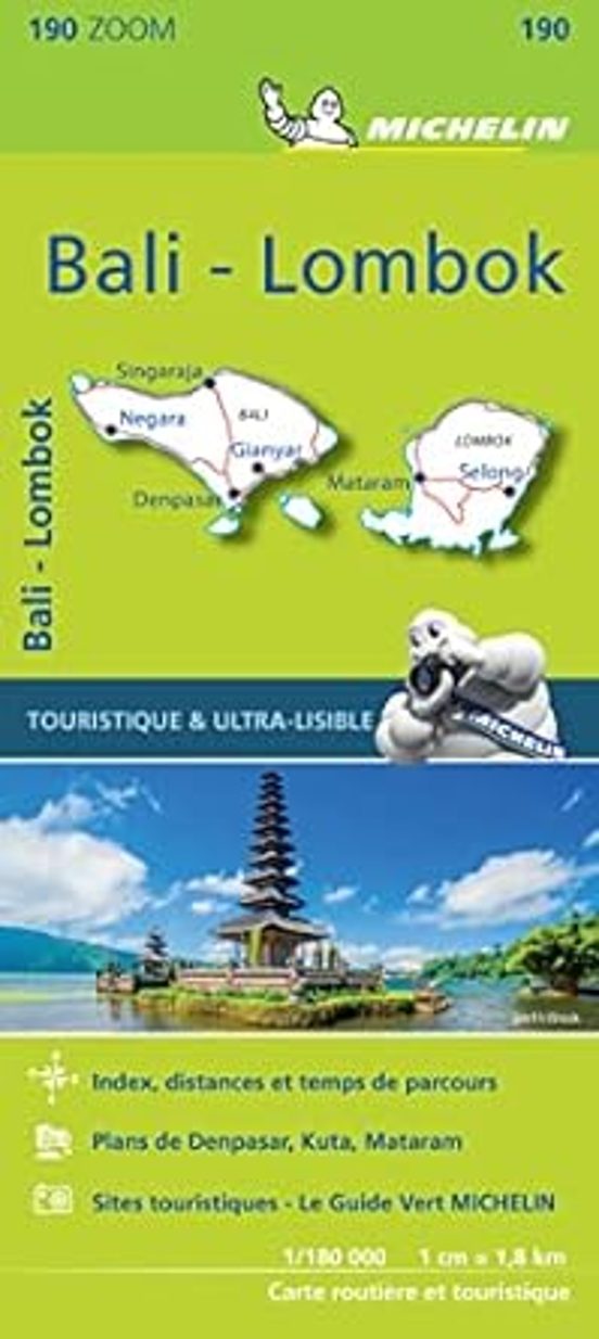Mapa Zoom Bali Lombok 11190