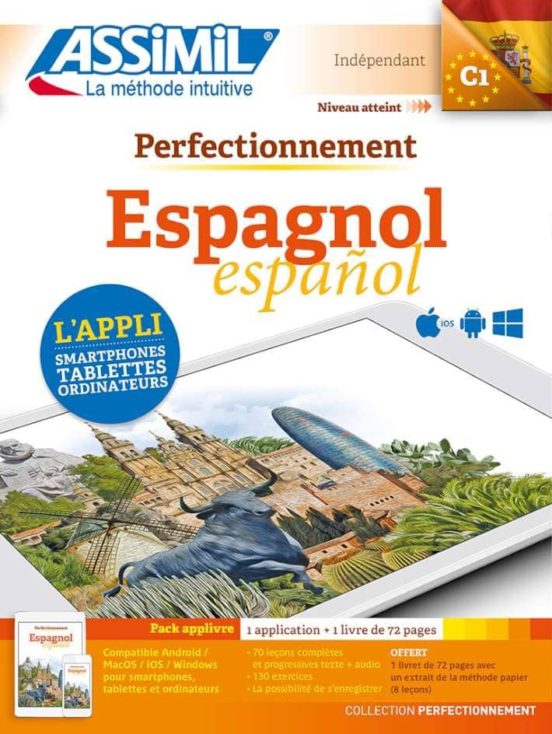 Espagnol C1: Pack Applivre : 1 Application + 1 Livre De 72 Pages Metod