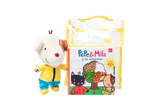 Pack Pepe Y Mila... Y Las Estaciones + Muñeco Pepe