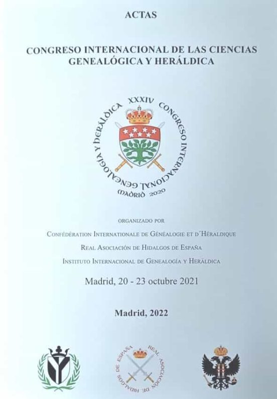 Actas Del Congreso Internacional De Las Ciencias Genealógica Y Heráldica