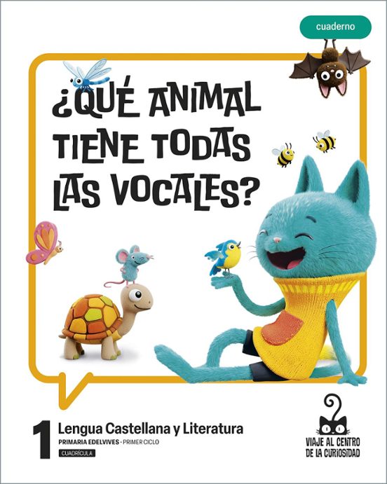 Lengua Castellana y Literatura 1º Primaria Cuaderno Cuadrícula