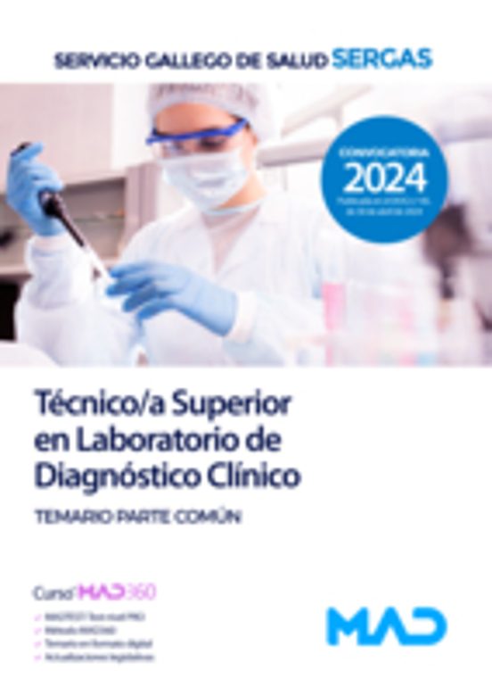 Técnico/a Superior En Laboratorio De Diagnóstico Clínico. Temario Part