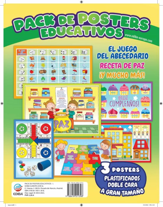 Pack De Posters Educativos El Juego Del Abecedario Receta De Paz Y Muc