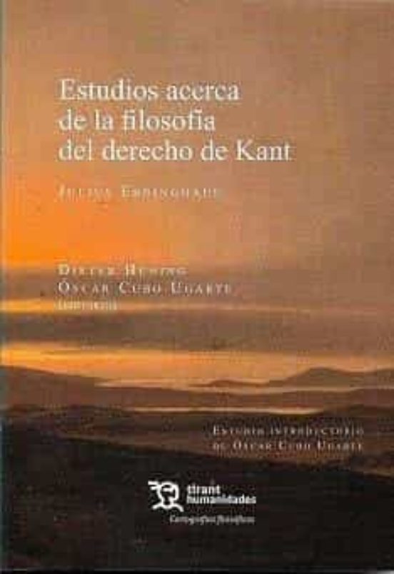 Estudios Acerca De La Filosofía Del Derecho De Kant