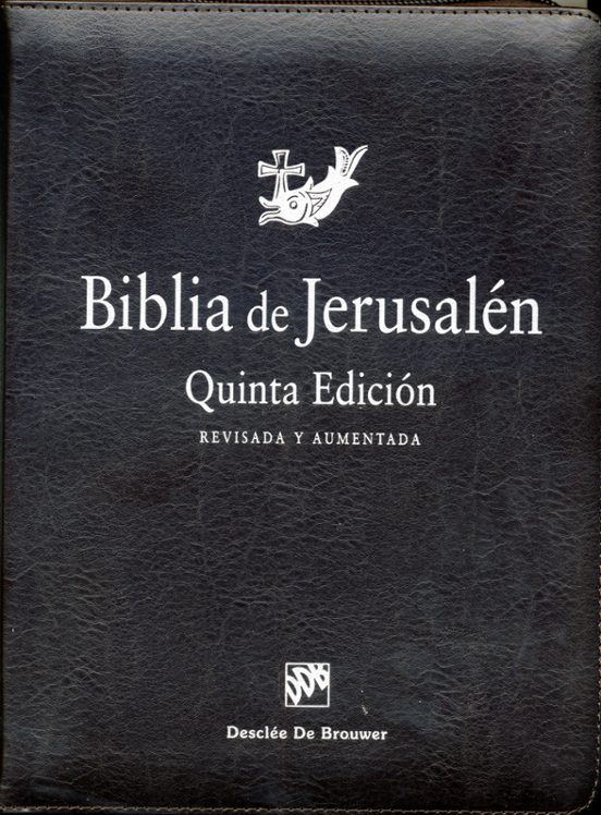 Biblia De Jerusalén : Manual Con Cremallera – Totalmente Revisada