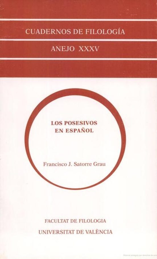 Los Posesivos En Español