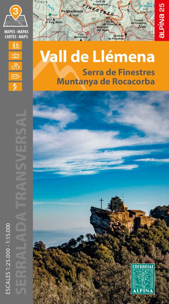 Vall de Llémena. Carpeta + 3 Mapes