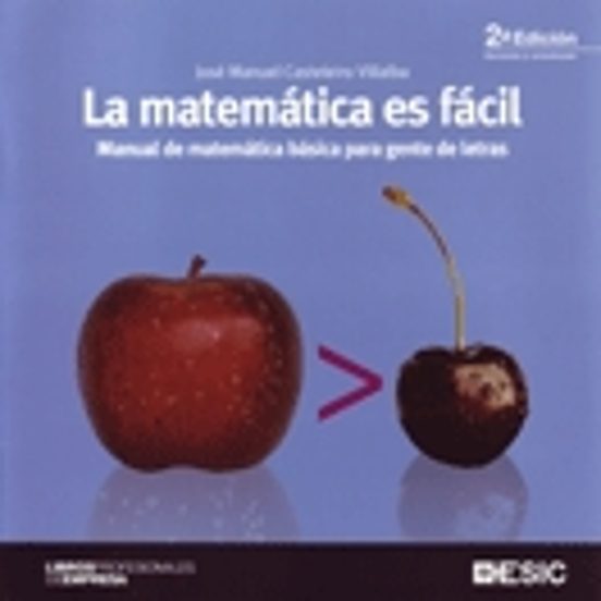 La Matematica Es Facil: Manual De Matematica Basica Para Gente De Letr