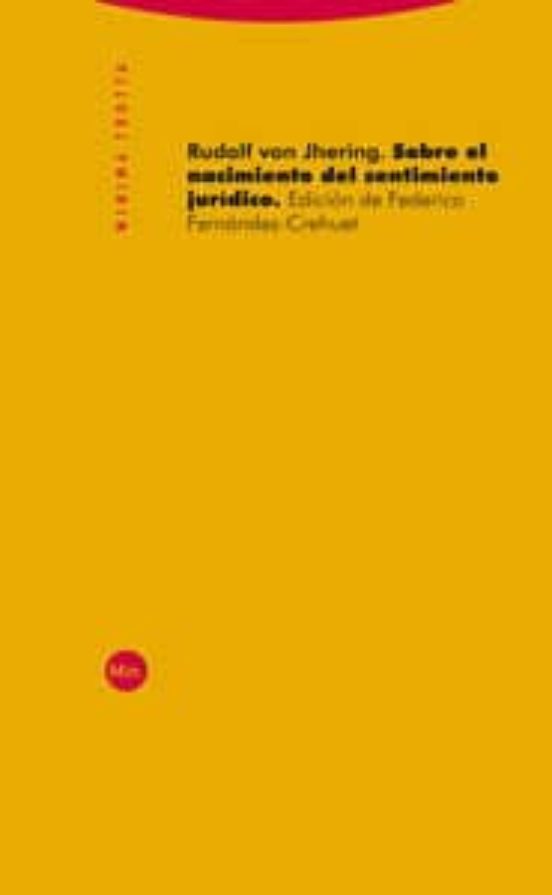 Sobre El Nacimiento Del Sentimiento Jurídico