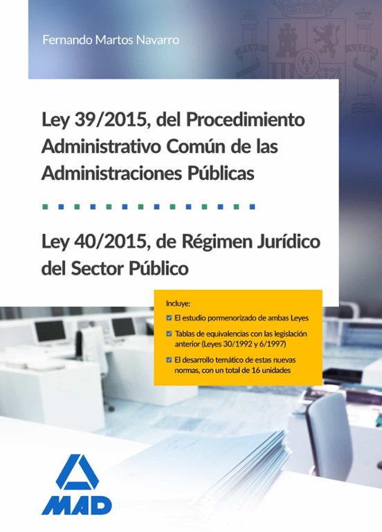 Ley 39/2015 Del Procedimiento Administrativo Común De Las Administraci