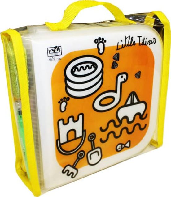 Libro De Plastico De La Playa Para Pintar Y Borrar