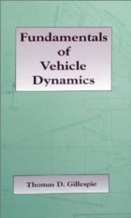 Fundamentals Of Vehicle Dynamics