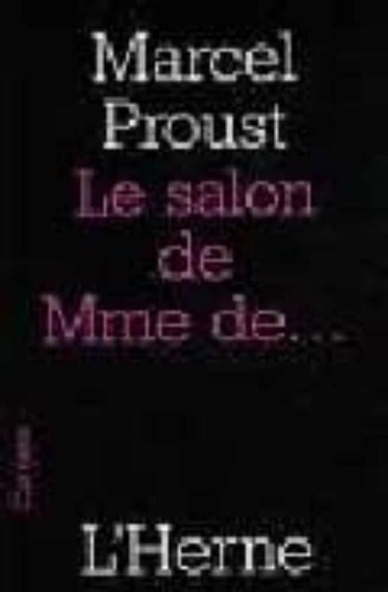 Le Salon De Mme De M