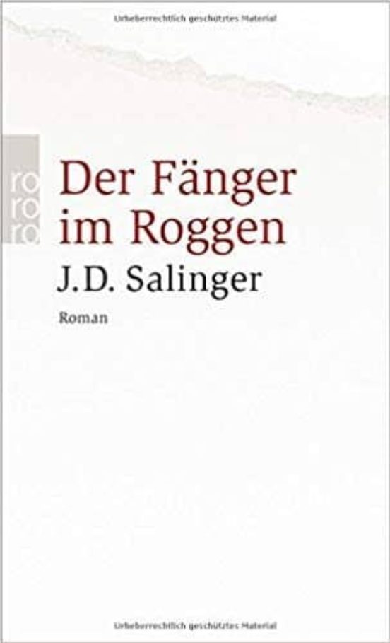 Der Fänger Im Roggen