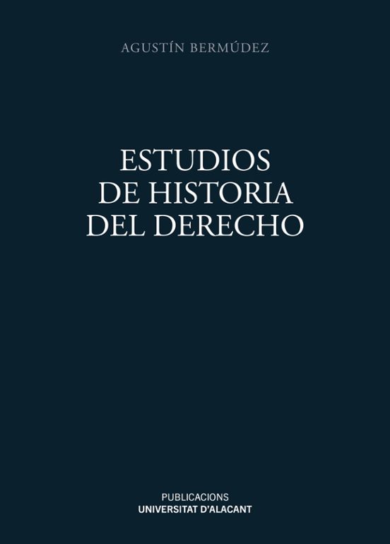 Estudios De Historia Del Derecho