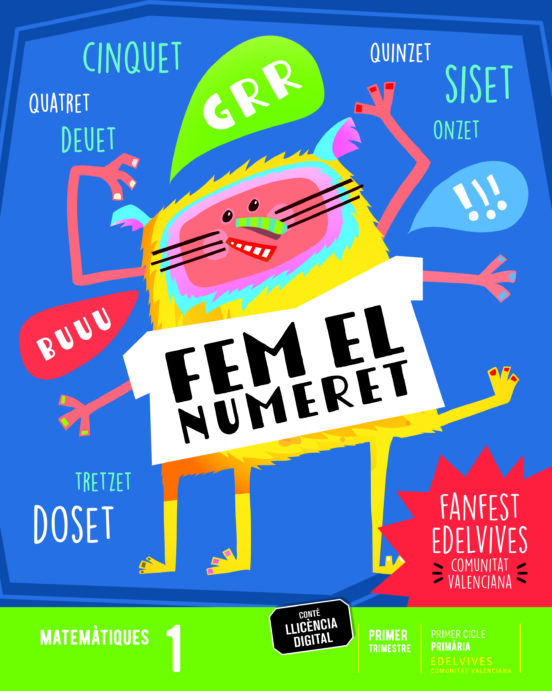 Matemàtiques 1º Primària Proyecto Fanfest Comunidad Valenciana Ed 2022