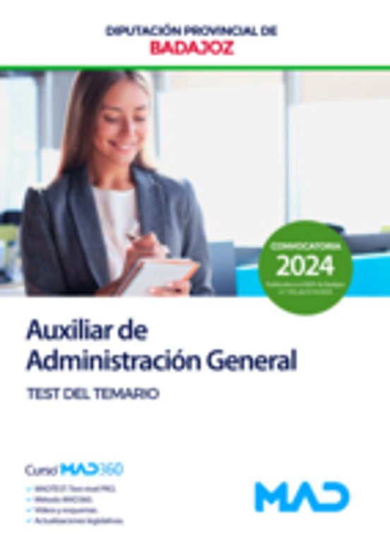 Auxiliar De Administración General. Test Del Temario