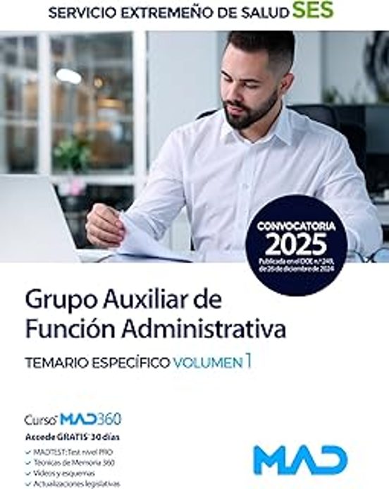 Grupo Auxiliar De Función Administrativa Del Servicio Extremeño De Sal