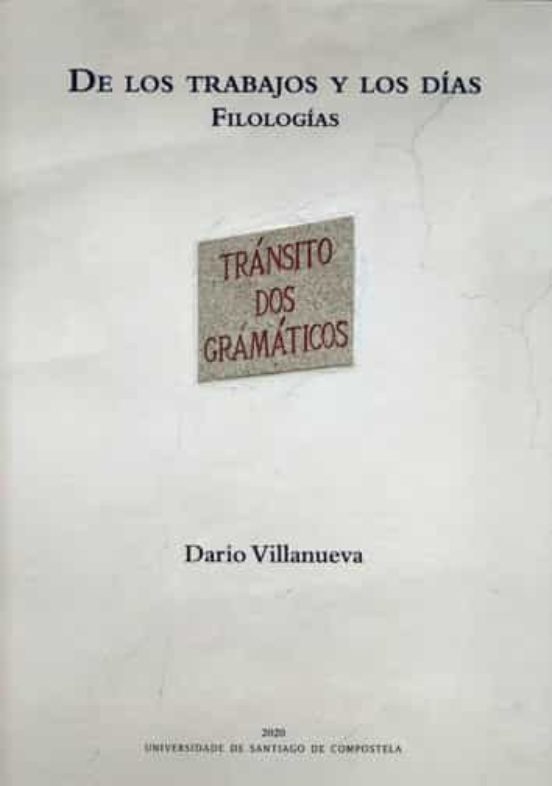 De Los Trabajos Y Los Días. Filologías