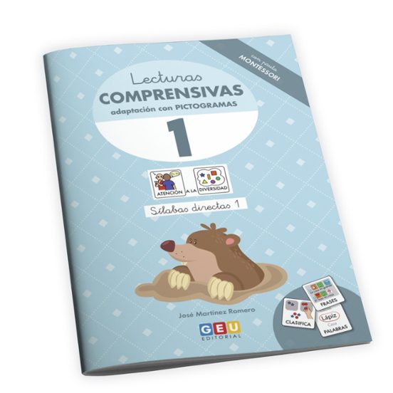 Lecturas Comprensivas 1 Ei Con Pictogramas Pauta Montessori Silabas Di