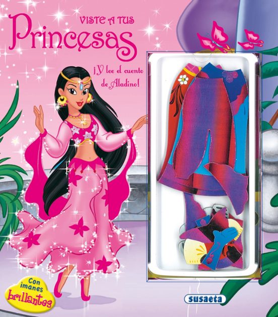 Viste A Tus Princesas Con Imanes Brillantes: Aladino