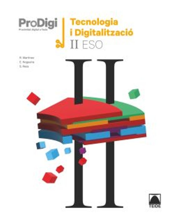 Quadern Tecnologia Digitalitacio II ESO Catalunya 2022 Prodigi