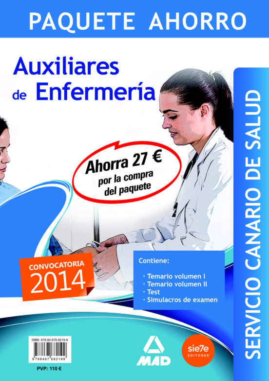 Paquete Ahorro Auxiliar De Enfermeria Servicio Canario De Salud